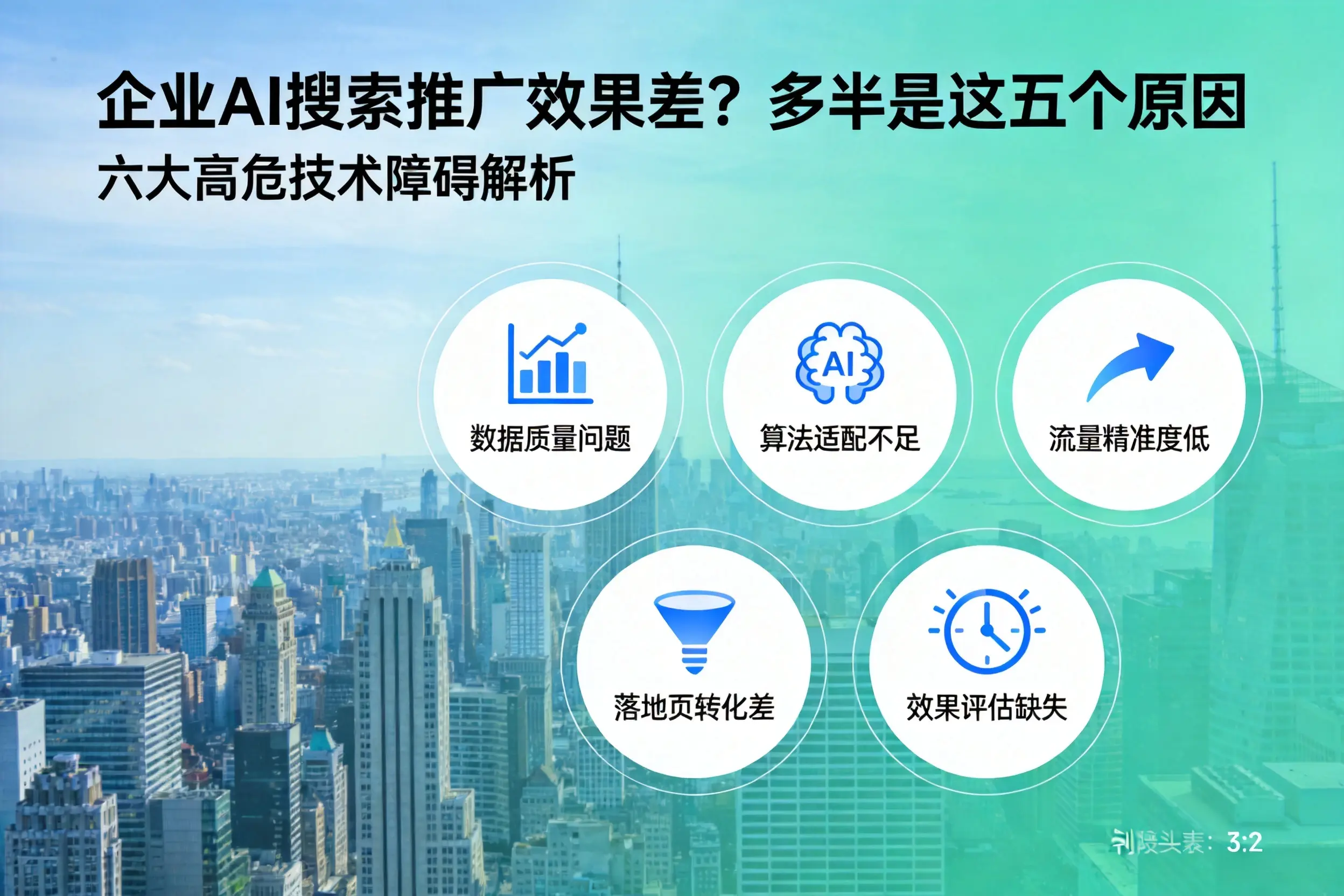 鹤城企业AI搜索推广效果差?多半是这五个原因